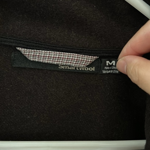 VINTAGE Smartwool Zip Front Wool Nylon Blend Jacket. Size M - Picture 5 of 11